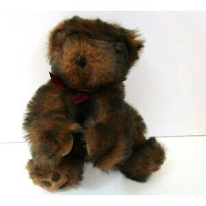 Graze Black & Brown Floppy Teddy Bear Toy 12" Lovey Soft Cub Plush HTF VTG 1996